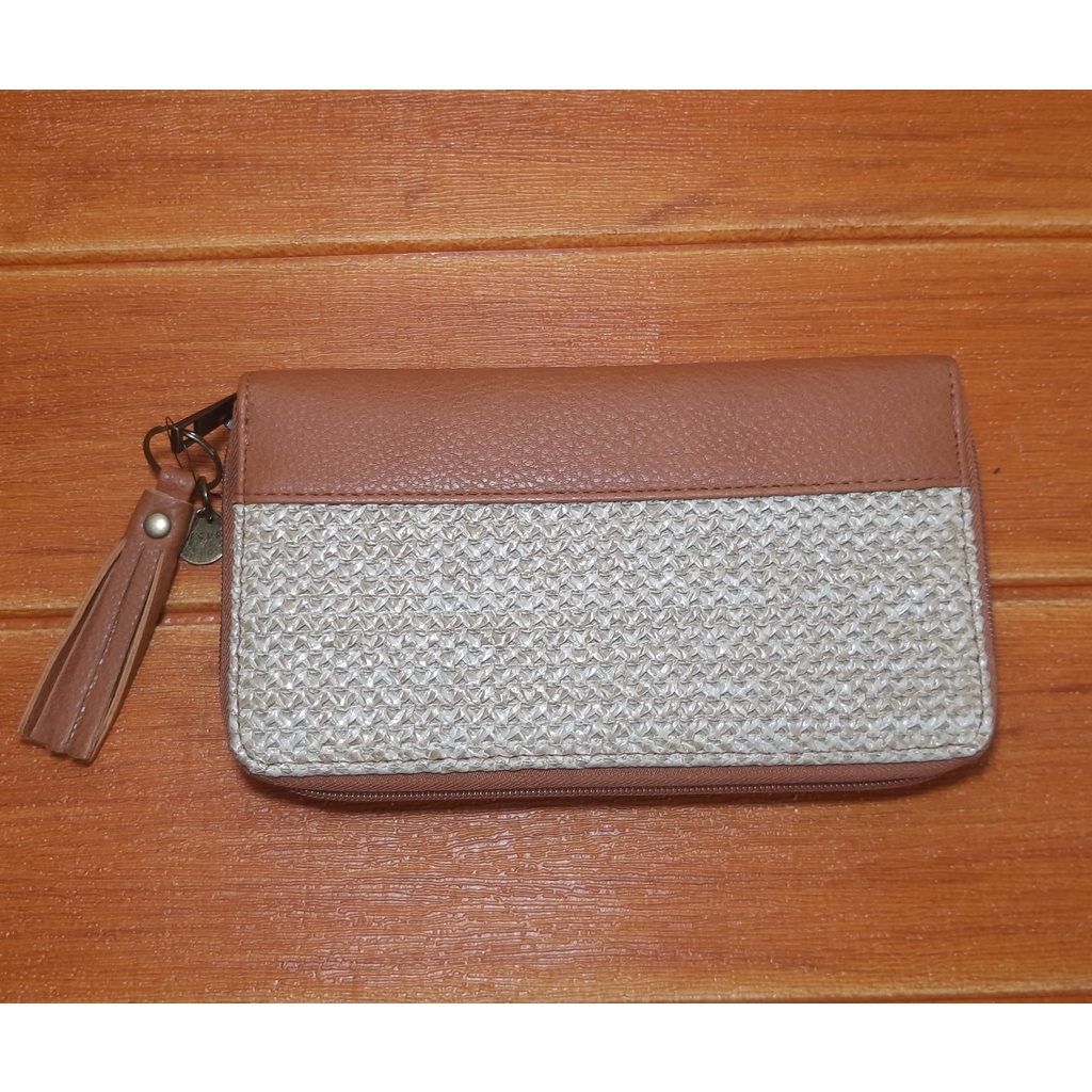 Dompet Panjang Wanita Ripcurl Original P21 Surf gypsy oversized wallet - natural