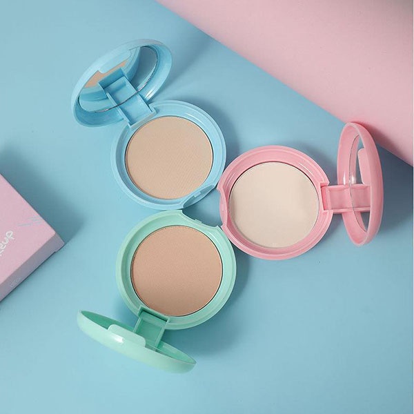 LAMEILA Naked Make Up Powder / Lameila Macaron Bedak Padat Pressed Powder / TS-3