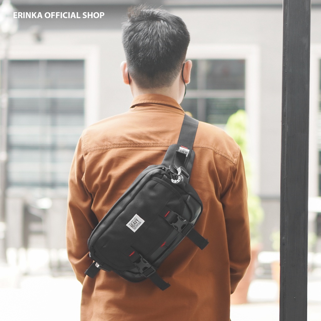 Waist Bag Flashpack - Black - Tas Pinggang