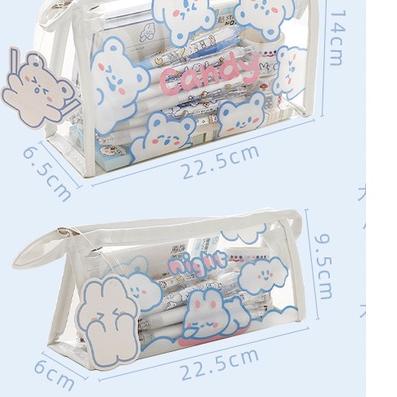 

Kirim LANGSUNG Kotak Pensil Bening Cute Bear Transparan Aesthetic dan Lucu TLD60~