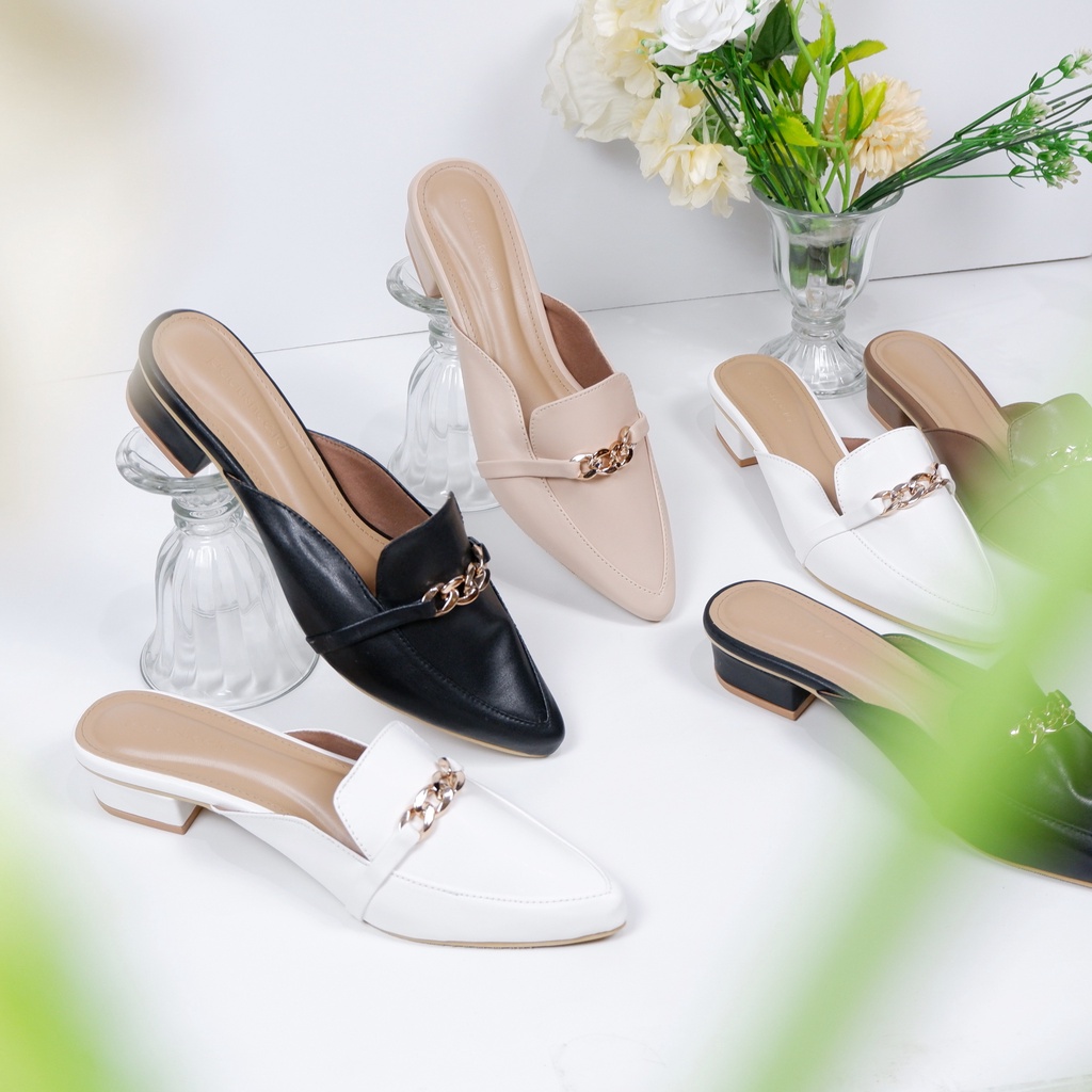 Padushee.id - sepatu wanita || ELIZA || heels 3 cm / mules wanita