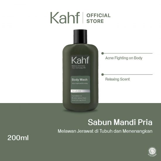 Qeila - ORIGINAL BPOM Kahf Body Wash 200 ml - All Variant