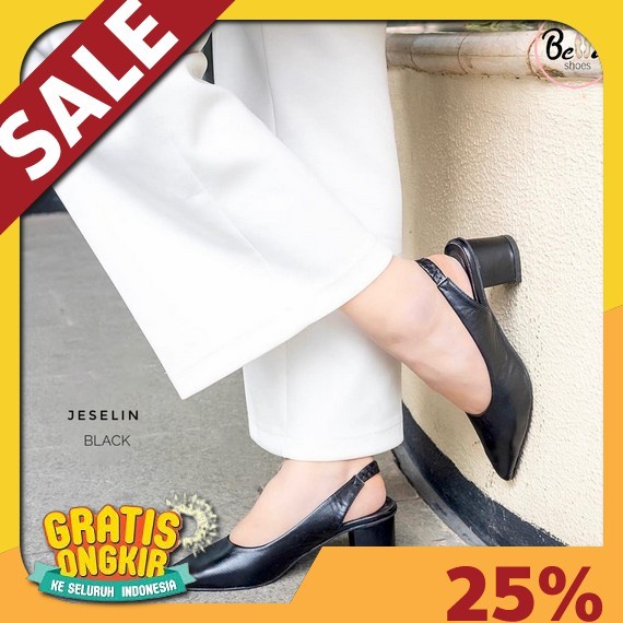 High Heels Hak Tahu Kaca 5Cm / Sepatu Wanita / Hak Wanita Terbaru 2021 / Kekinian Heels Kondangan / 