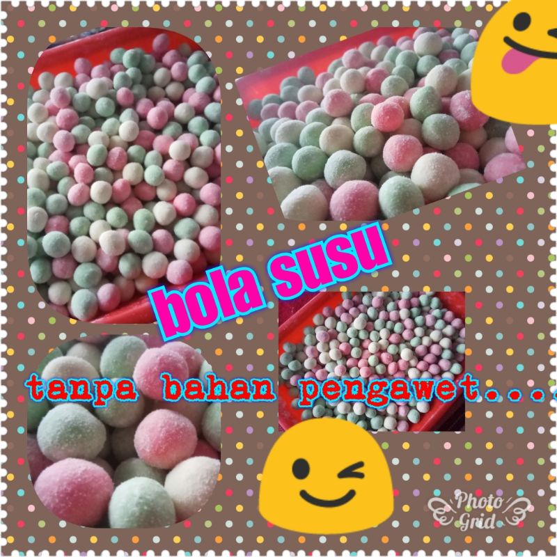 

cemilan bola bola susu manis dan lembut