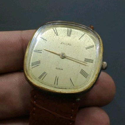 ENICAR GURLIN 17J INDEX ROMAWI Circa 1970