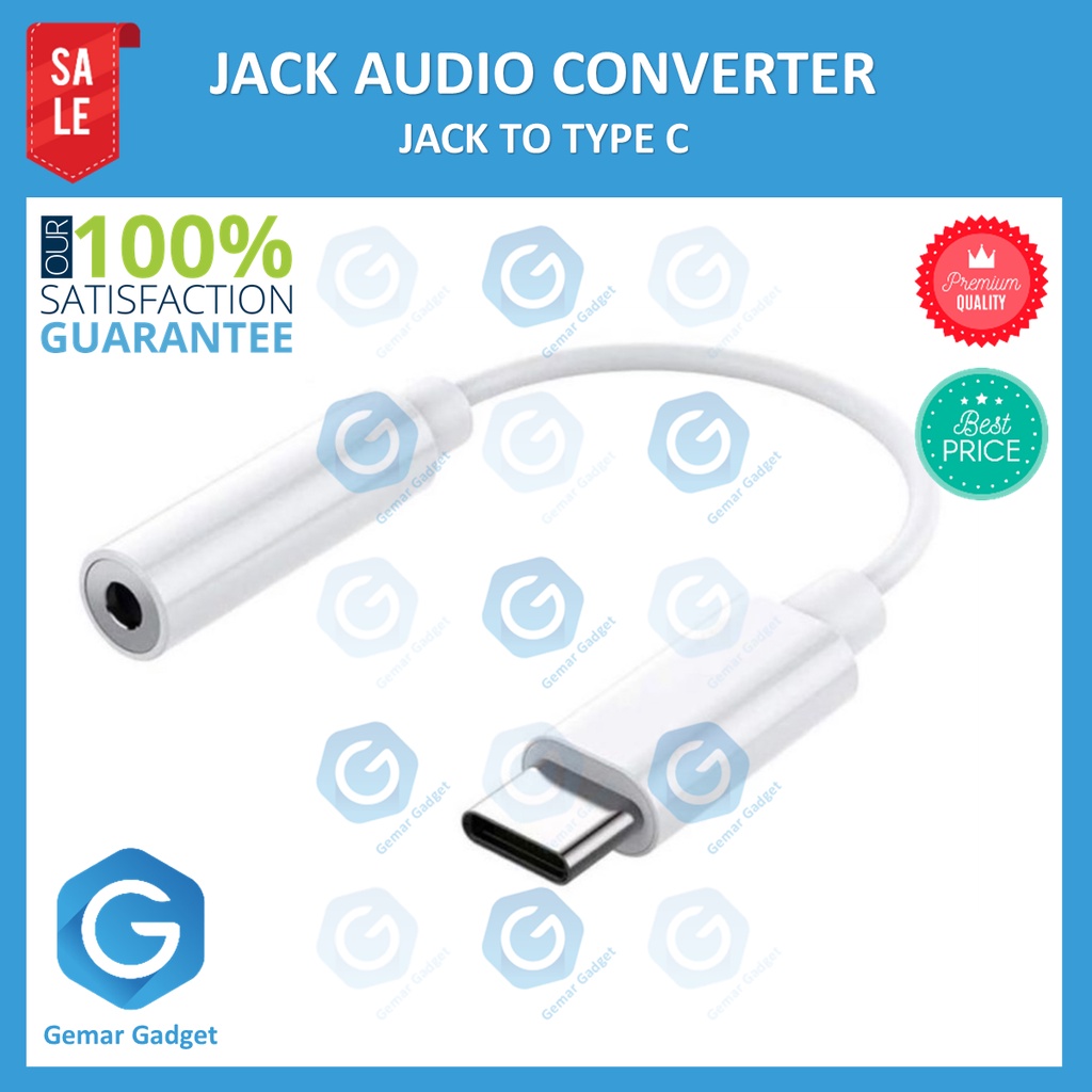 Converter Jack Audio to Type C Headset Konektor