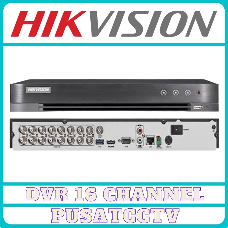 DVR HIKVISION 16 CHANNEL TURBO HD AUDIO SERIES SUPPORT 1MP-5MP