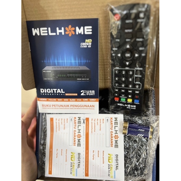 READY !!! SET TOP BOX WELHOME DVB T2-01