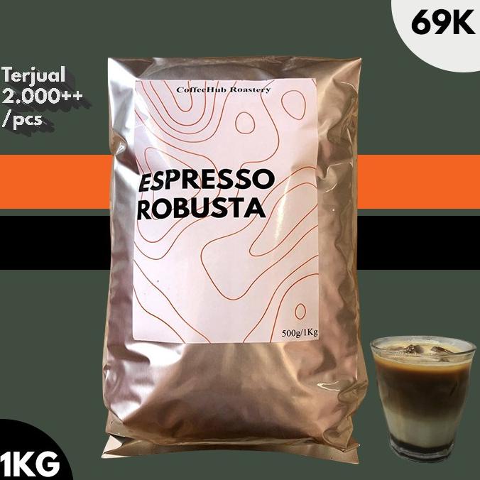 

[BISA COD] 1KG ROAST BEAN ROBUSTA Untuk KOPI SUSU HARGA GROSIR MURAH