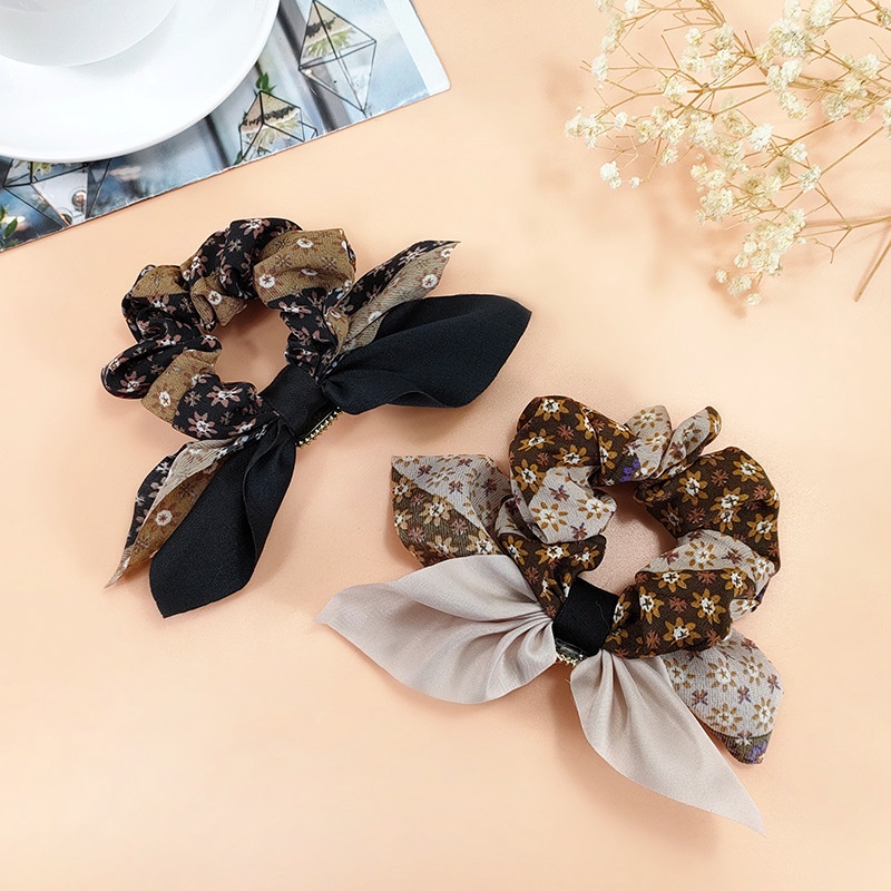 Caliloops Scrunchies Ikat Rambut Dewasa Pita Besar Korea Berlian Beeba