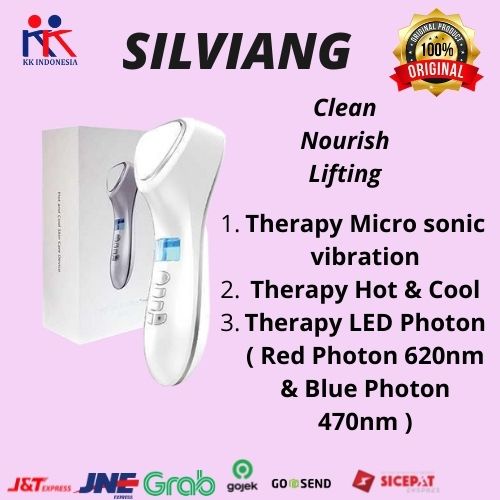 Alat Setrika Wajah New Silviang 3 Hot & Cool Skin Care Device (Korea) Original KK Indonesia