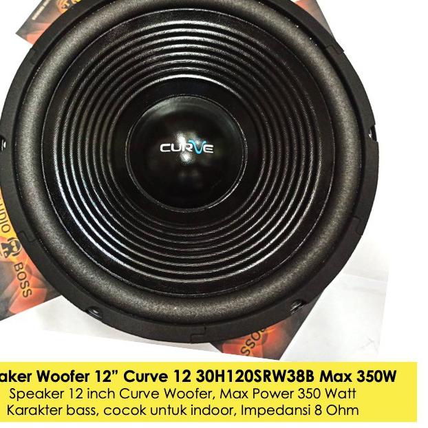 Baru Speaker 12 Inch Curve Woofer 350 Watt - Speaker Curve Woofer 12 Inch 350W Speaker Curve 12" Woofer