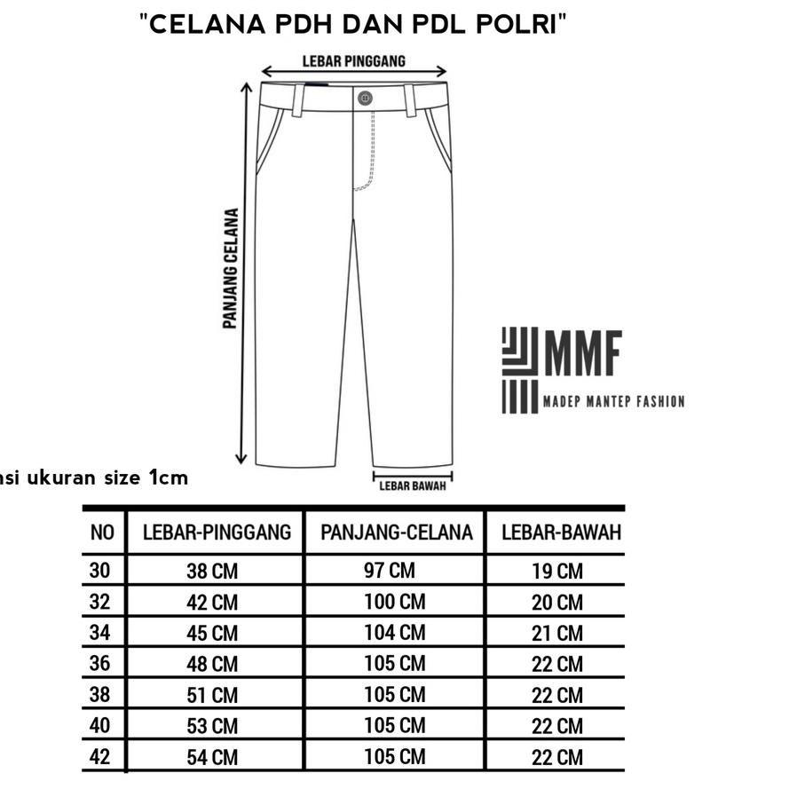 CELANA PDH PDL COKLAT POLRI KUALITAS TERBAIK CELANA PDH PDL SATPAM SECURITY COKLAT POLRI Coklat Tua 