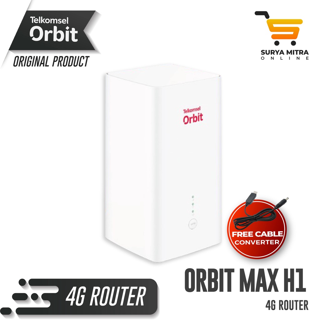 Telkomsel Orbit Max H1 Modem WiFi 4G High Speed