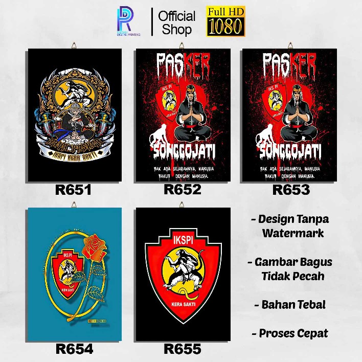 HIASAN DINDING HOME DECOR PAJANGAN KAMAR IKSPI KERA SAKTI RR651