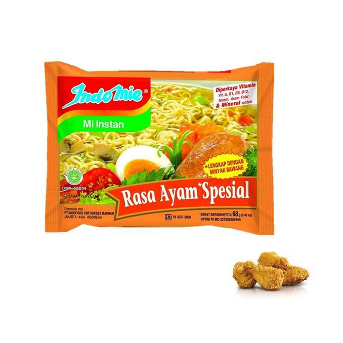 

↟ Indomie Mi Instan Kuah Ayam Spesial 68 gr x 3 ✧