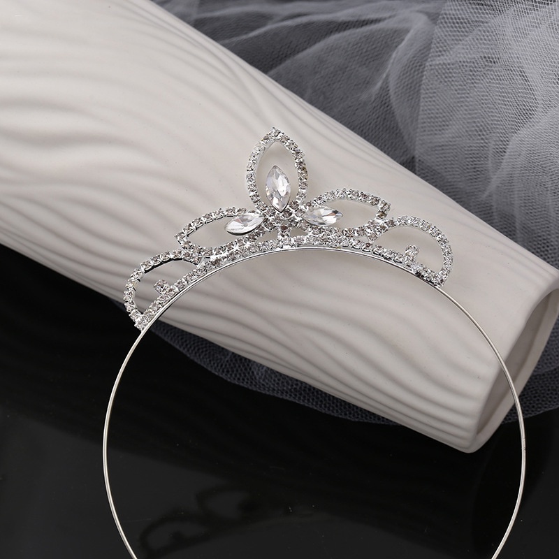 AC079 Mahkota Bando Tiara Jewelry Crown Aksesoris Rambut Anak Perempuan Putri