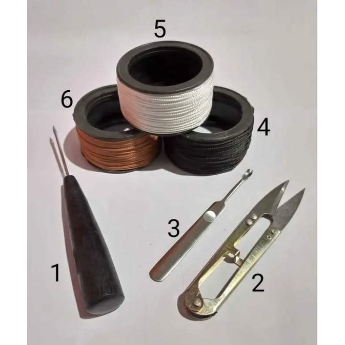 Alat sol jahit sepatu sandal lengkap 1set