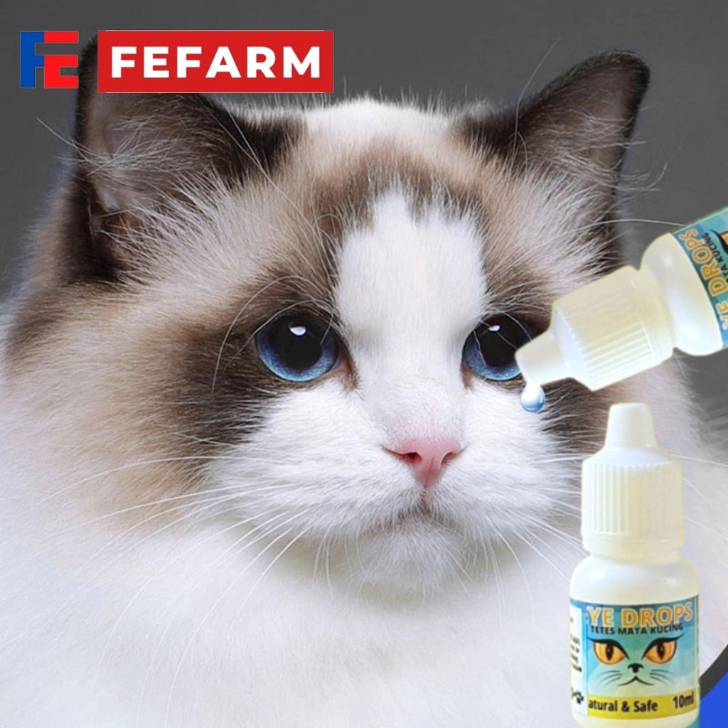 Obat Tetes Mata Kucing Kelinci Anjing Mata Iritasi Mata Belekan Eye Drops FEFARM