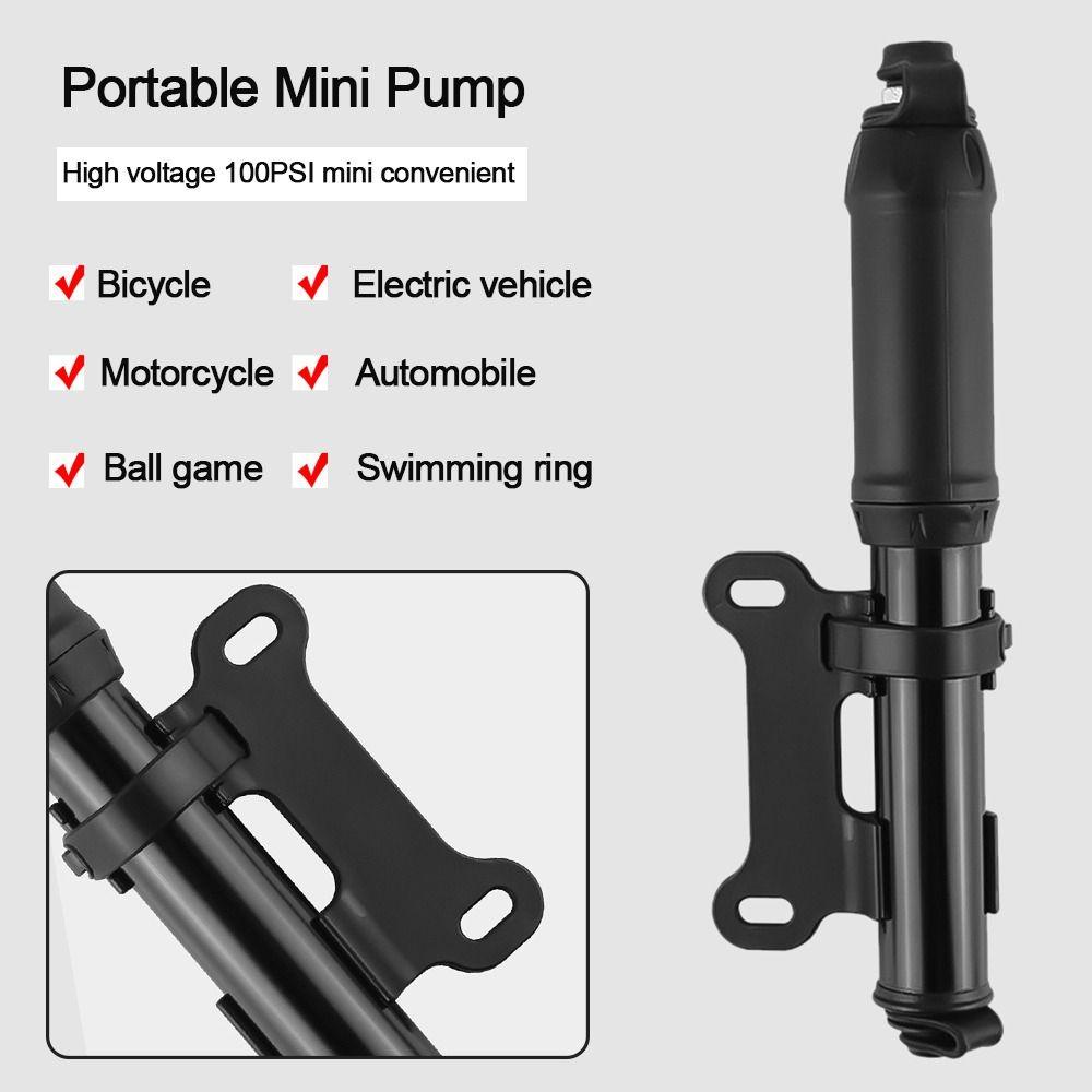 Populer Pompa Sepeda Mini Paduan Aluminium MTB Sepeda Pompa Aksesoris Sepeda Bola Ban Inflator