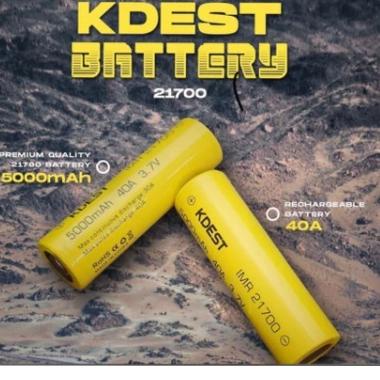 (NEW) BATERAI KDEST GOLD 21700 40A 5000 mAH (HARGA PER 1 PCS)