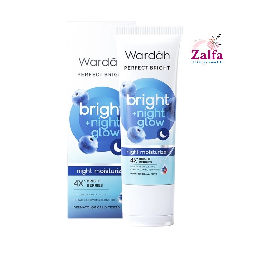 Wardah Perfect Bright Night Glow Moisturizer 20ml / Wardah Perfect Bright Night Cream 20ml