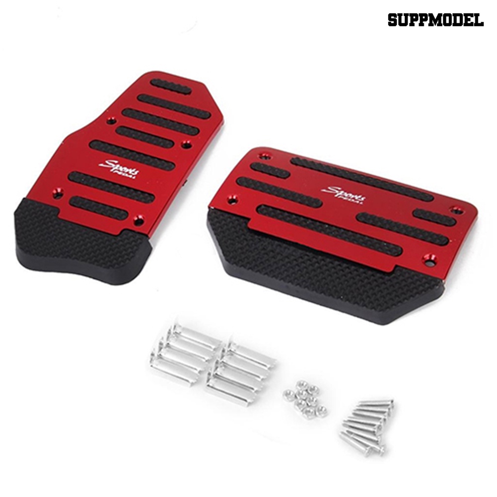 [Dekorasi] Car Non-slip Pedal Manual Rem Mobil Kopling Akselerator Alloy Tapak Kaki Anti slip