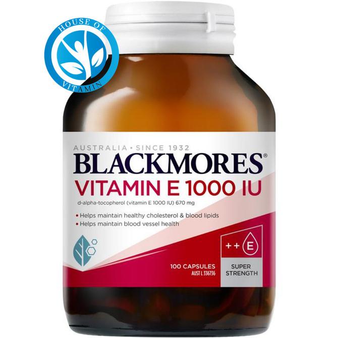 Blackmores Vitamin E 1000IU 100 Capsules / Vitamin E 1000 IU