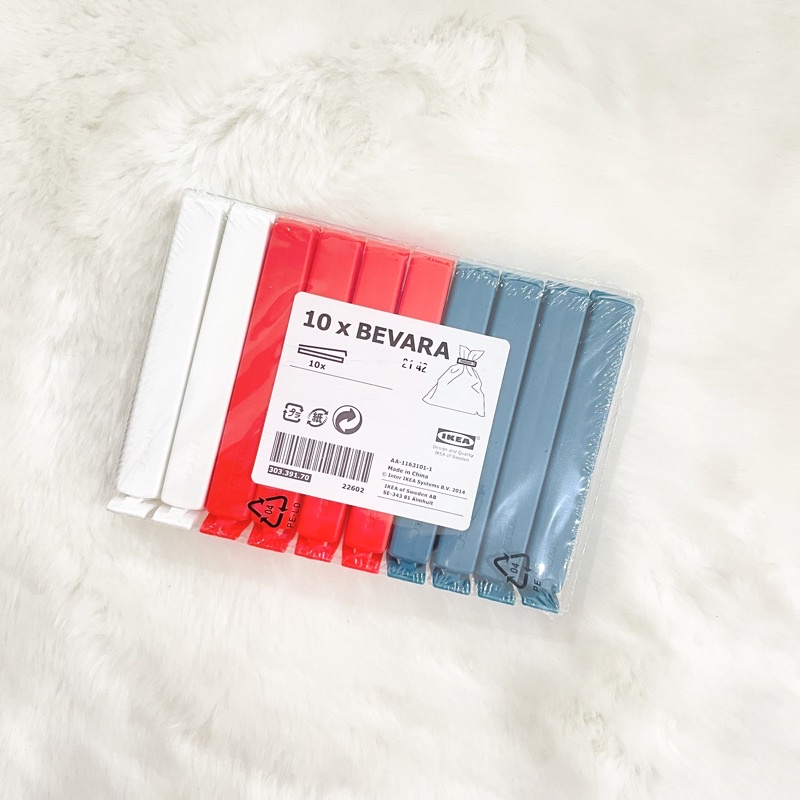 BEVARA• Klip penutup plastik