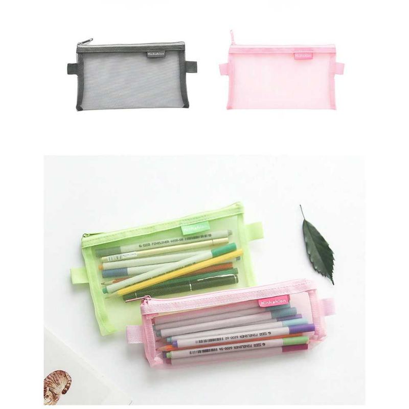 Tas pensil transparan pencil case