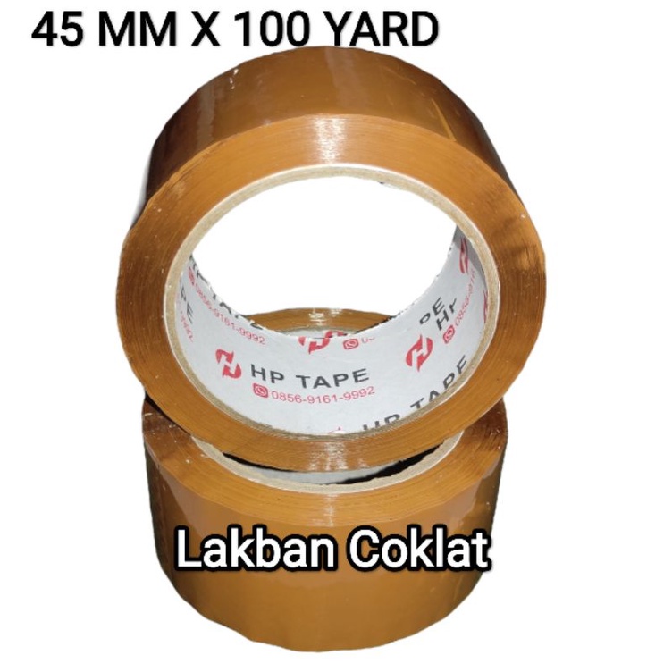 

Lakban Coklat 45 x 100 Yard HP TAPE