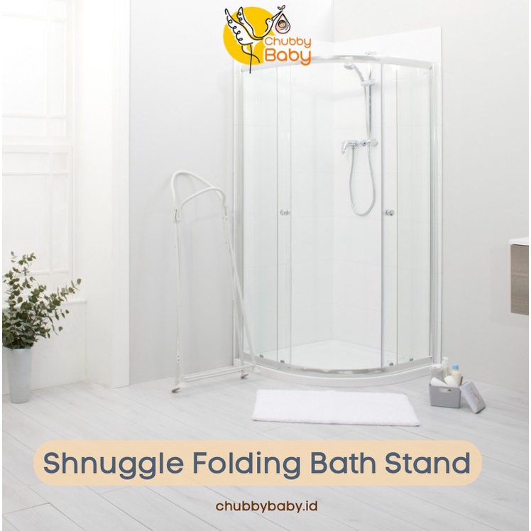 Shnuggle Folding Bath Stand | Kaki Bak Mandi Bathtub