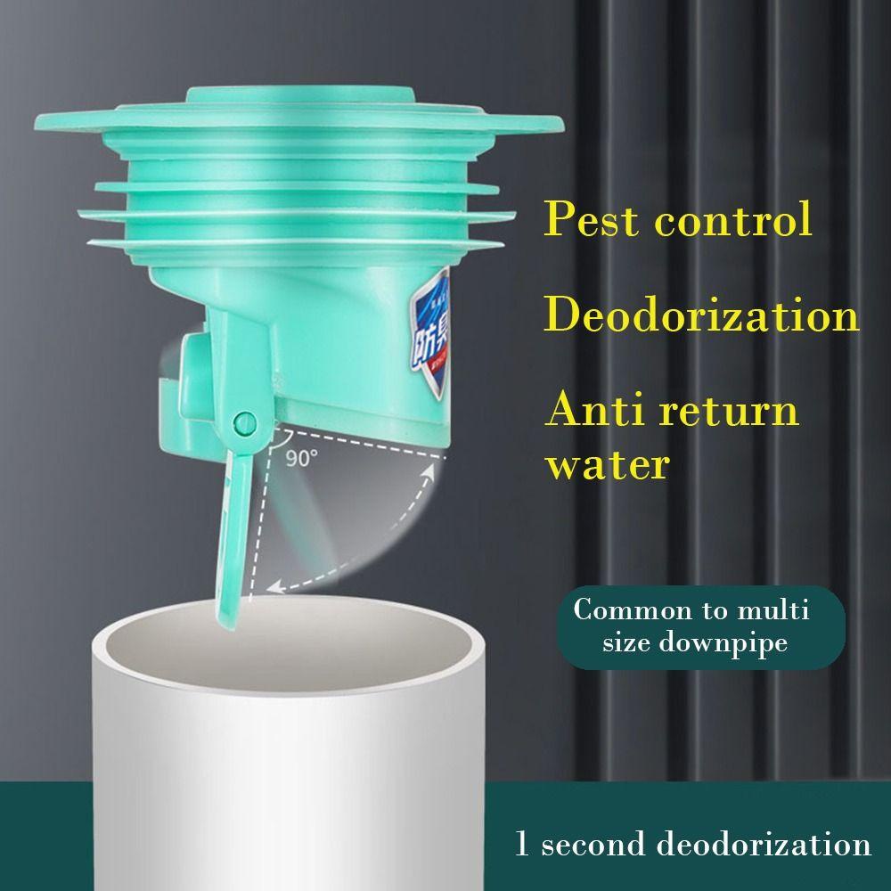 Populer Floor Drain Pencegah Serangga Aksesori Kamar Mandi Katup Satu Arah Stopper Shower Drainer Seal Pipa Air Plug