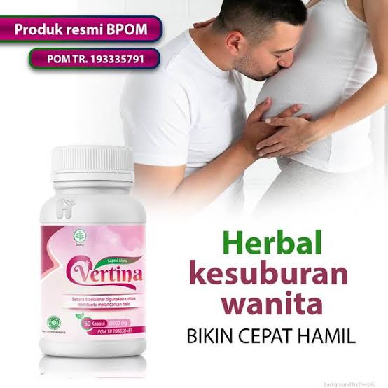(Terlaris) Vertina - Obat Herbal Penyubur Kandungan Rahim Wanita Cepat Hamil Herbal Alami - lancar h