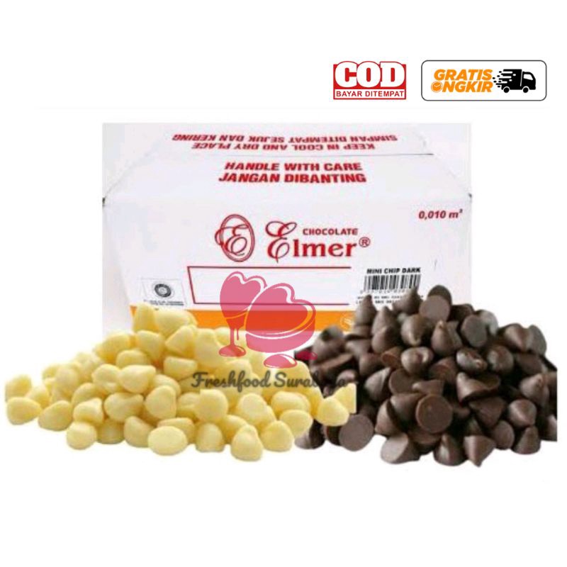 

❤️Freshfood❤️Chocochips white Elmer 250gram