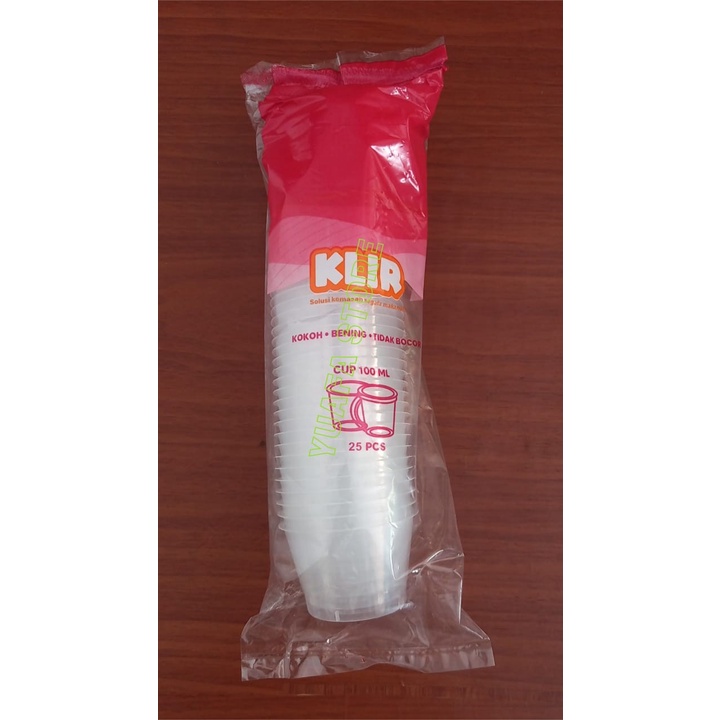 Thinwall Klir Cup 100 ml / Cup Puding 100 ml