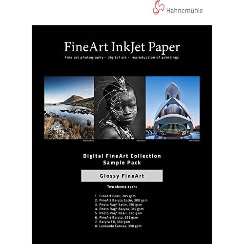

HAHNEMUHLE FINEART GLOSSY INKJET PAPER SAMPLE PACK (8.5 X 11 IN., 14 S