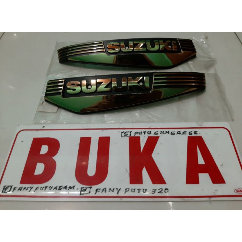 emblem logo stiker suzuki Rc100Rc100 Delux Rc spirit orojinal