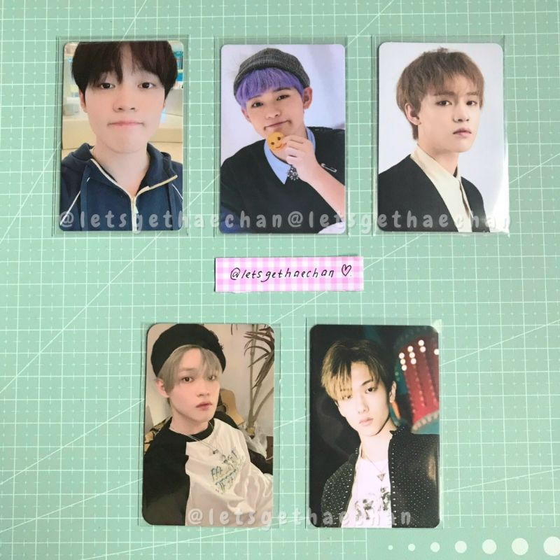 [NCT CHENLE JISUNG] Dream CL JS PC Yizhiyu YZY Bread Smile R3 Round 3 HF Hello Future Sticker We You
