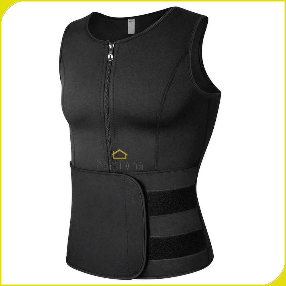 TaffSPORT Korset Pembentuk Badan Pria Shaper Corset Vest Single Velcro - MWL10