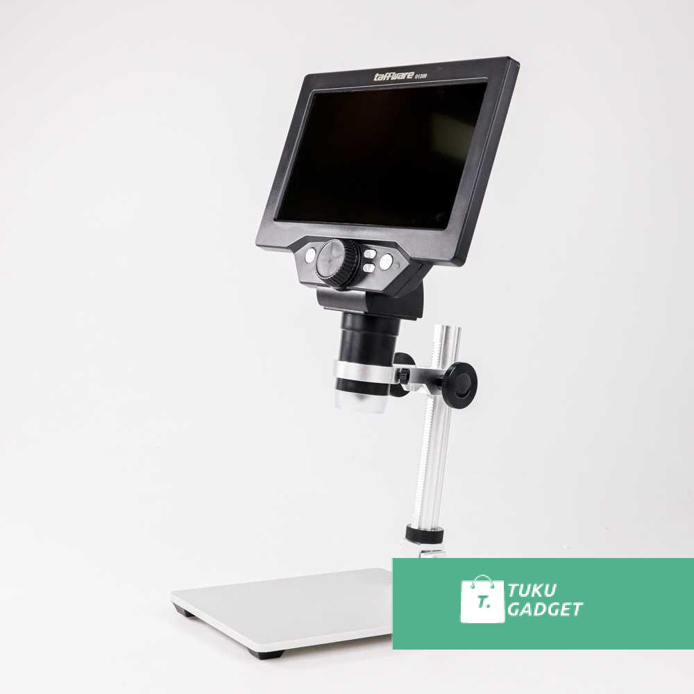 Taffware Mikroskop Digital 12MP 1200X Monitor &amp; Metal Stand Premium - G1200