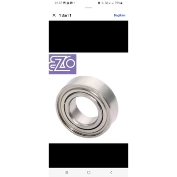 Ball bearing 686 ZZ EZO