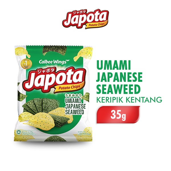 

Japota Keripik Kentang Umami Japanese Seaweed 35 gr