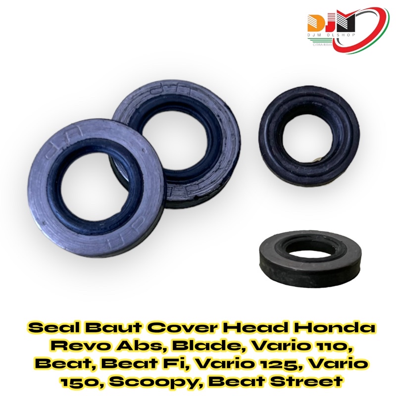 Seal Baut Cover Head Honda Vario 110 Beat Fi Revo Absolute Blade 125 1set 2pc