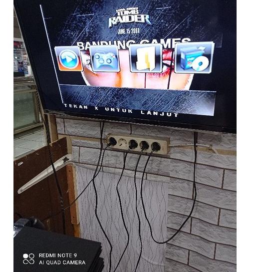 Sale Terbatas PS2 Slim mesin matrix tinggal beli flashdisk/harddisk tinggal main + kabel2