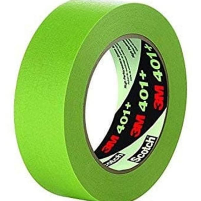 

3M 401 Masking Tape hijau - 3M 223 - Lakban Kertas 3M High Green 15mm