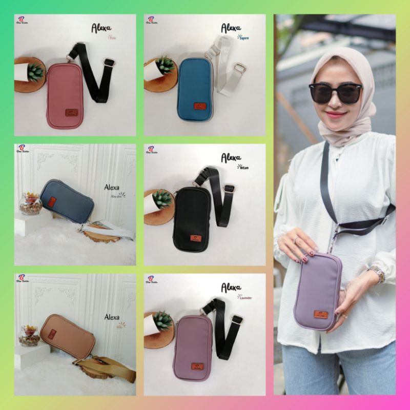 TAS ALEXA BIRU TSABITA /ALEXA BIRU TSABITA /ALEXA SLINGPHONE BIRU TSABITA
