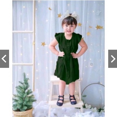 Dress MILOVE Polos Anak Perempuan | Dress Anak MILOVE  | Dress Rayon Anak Polos