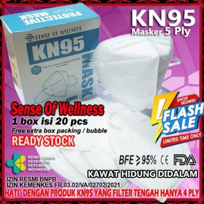 masker kn95 5ply sense of wellness isi 12pc t-miss-grosir-1 Ayo Beli