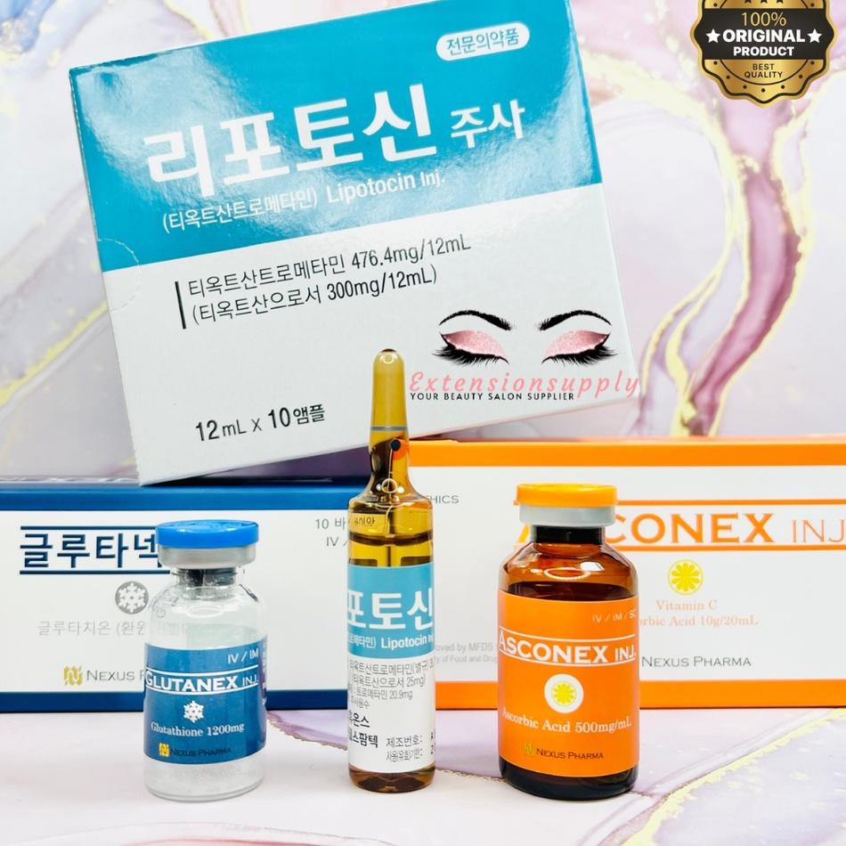 Free Ongkir/  GLUTANEX SNOW-WHITE INFUS WHITENING SET ECER ORIGINAL KOREA